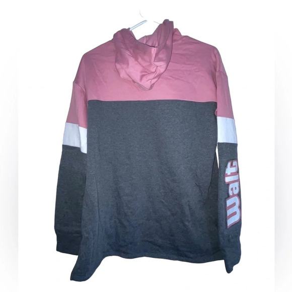 Disney Walt Disney World Graphic 3D Embossed Hi-Low Hem Hoodie NWT Women’s Sz M - Picture 2 of 11